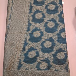 Blue Cotton Saree