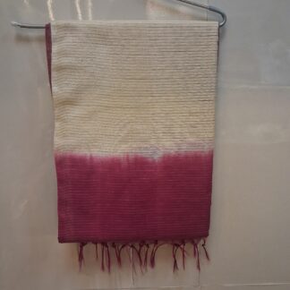 Saree with golden Stripe